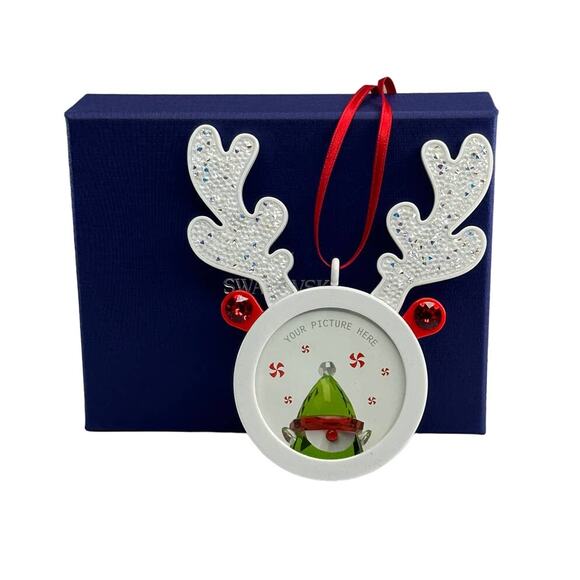 Swarovski Holiday Cheers Reindeer Hanging Picture Frame Christmas - Picture 1 of 6